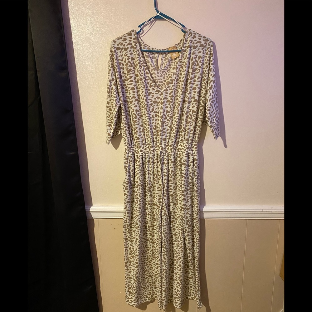 Boutique Leopard Capri Romper